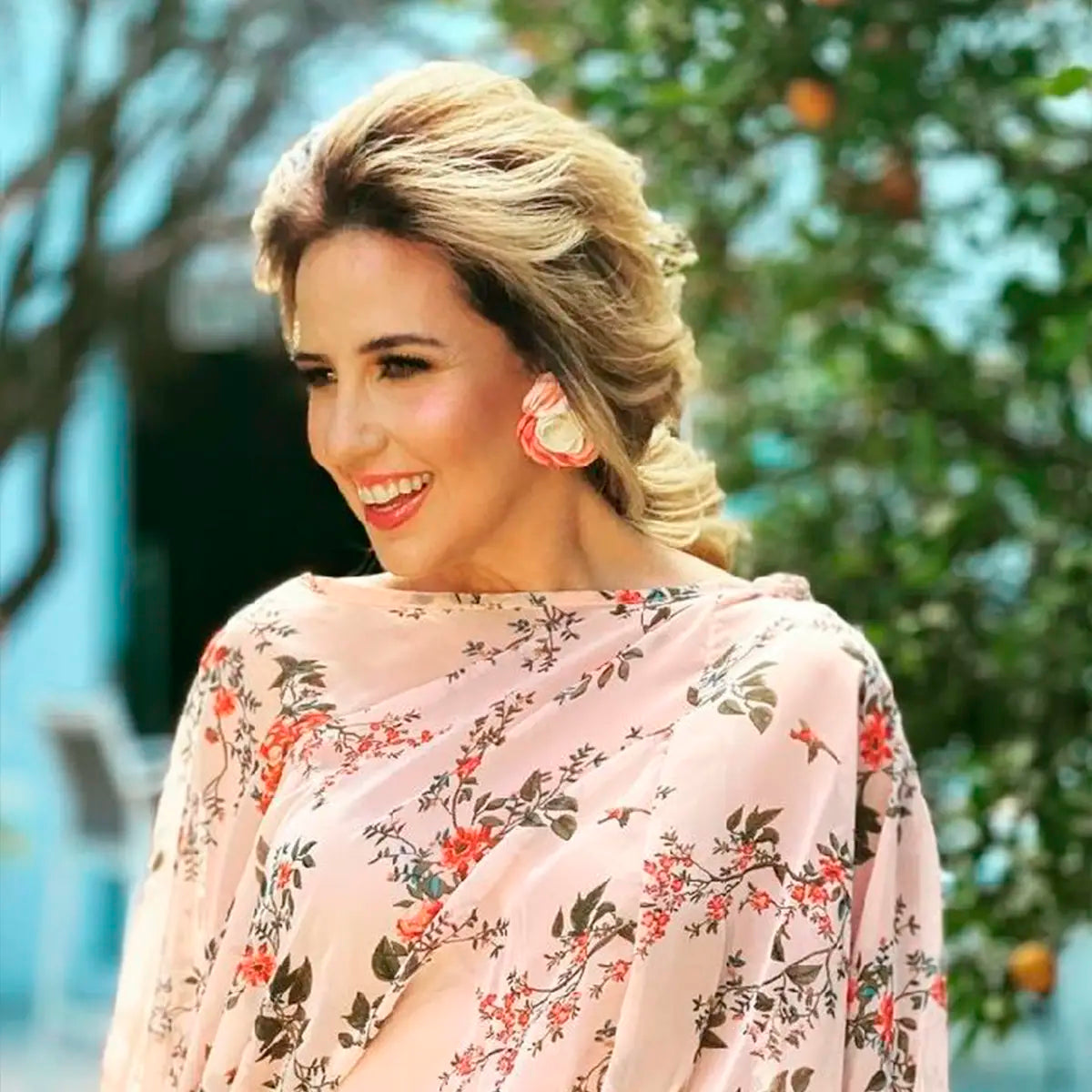 Flower Pin Earrings