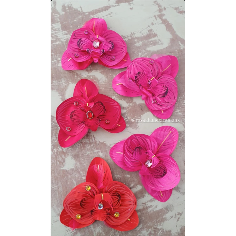 Maxi Orchid Flower Brooch