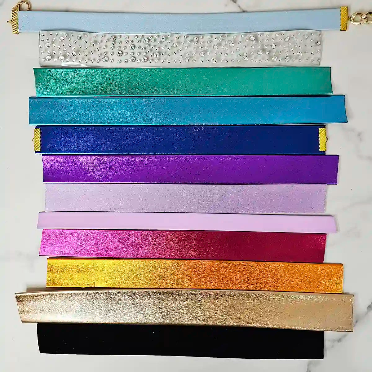 Chokers with Interchangeable Crystal Medallion