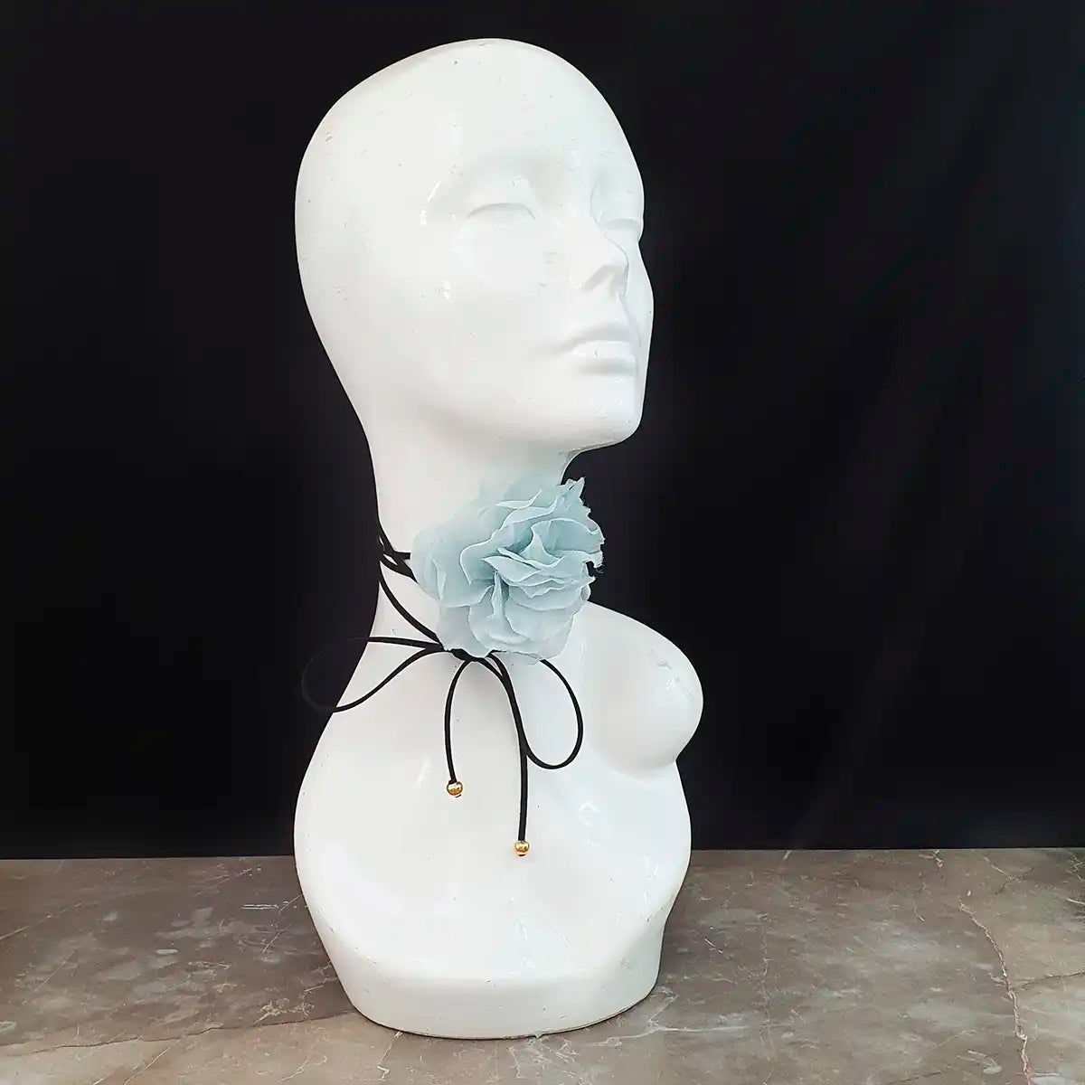 Helena Flower Cord Choker