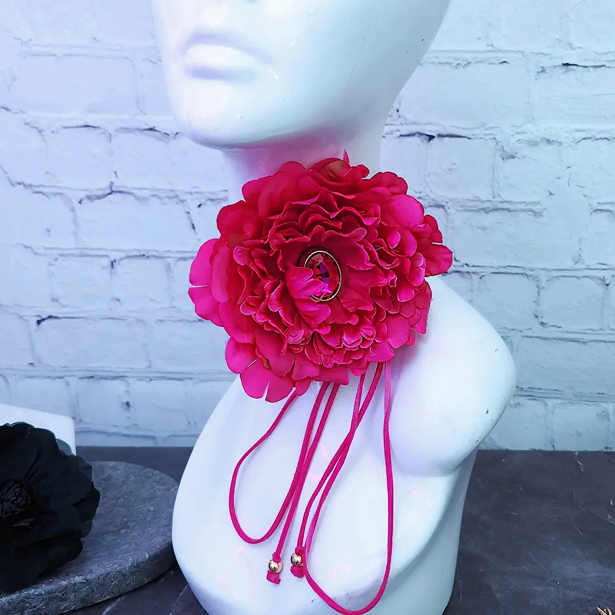 Matisse Flower Cord Choker