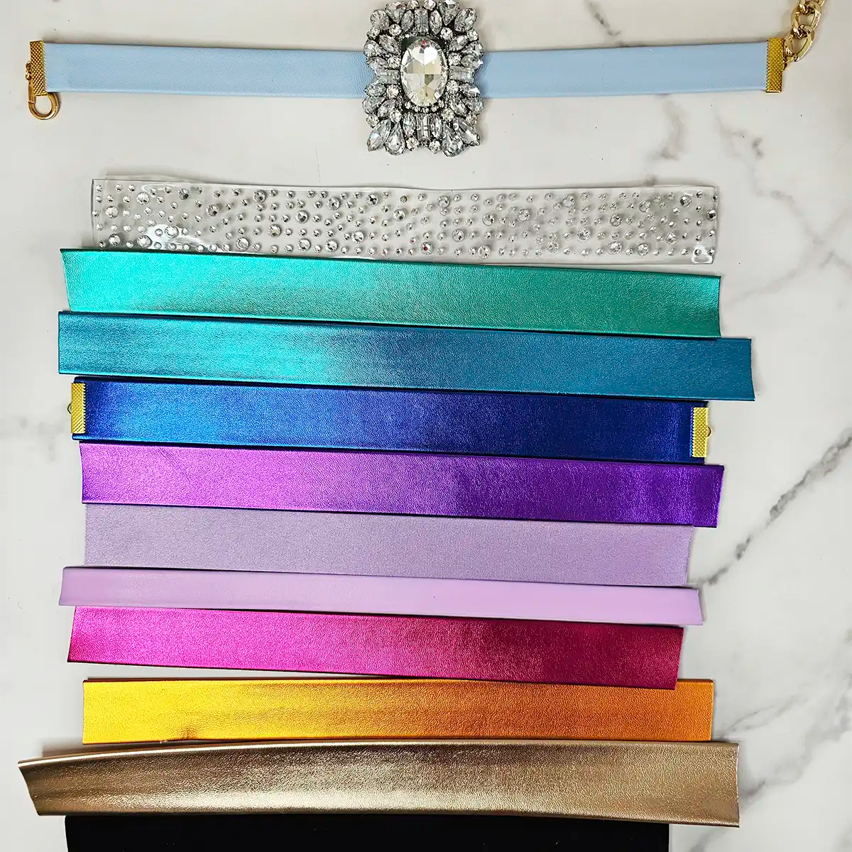 Silver Medallion Choker