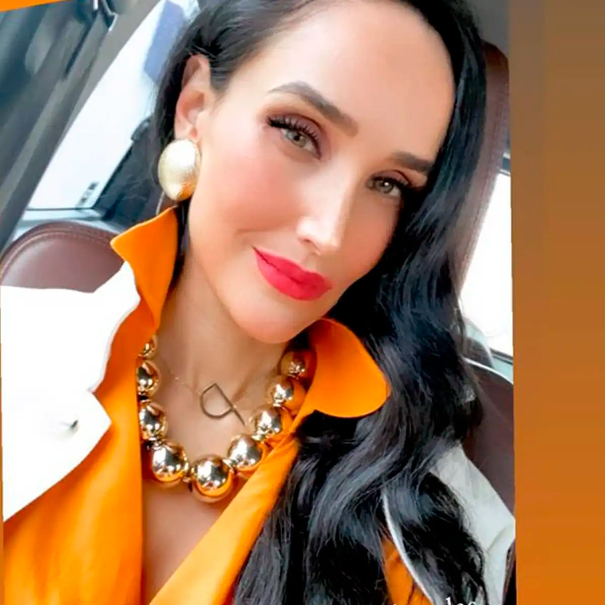 Metallic Pink Ariel Necklace