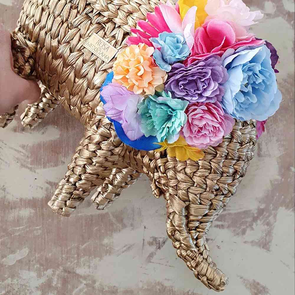 Little Elephant Bag with Flowers