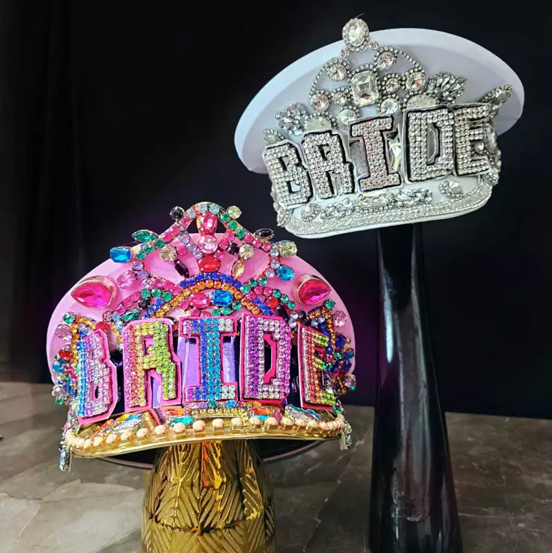 BRIDE rainbow kepi hat