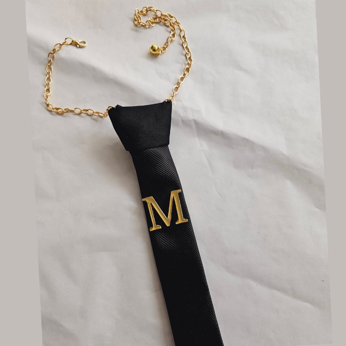 Personalized Monogram Slim Tie