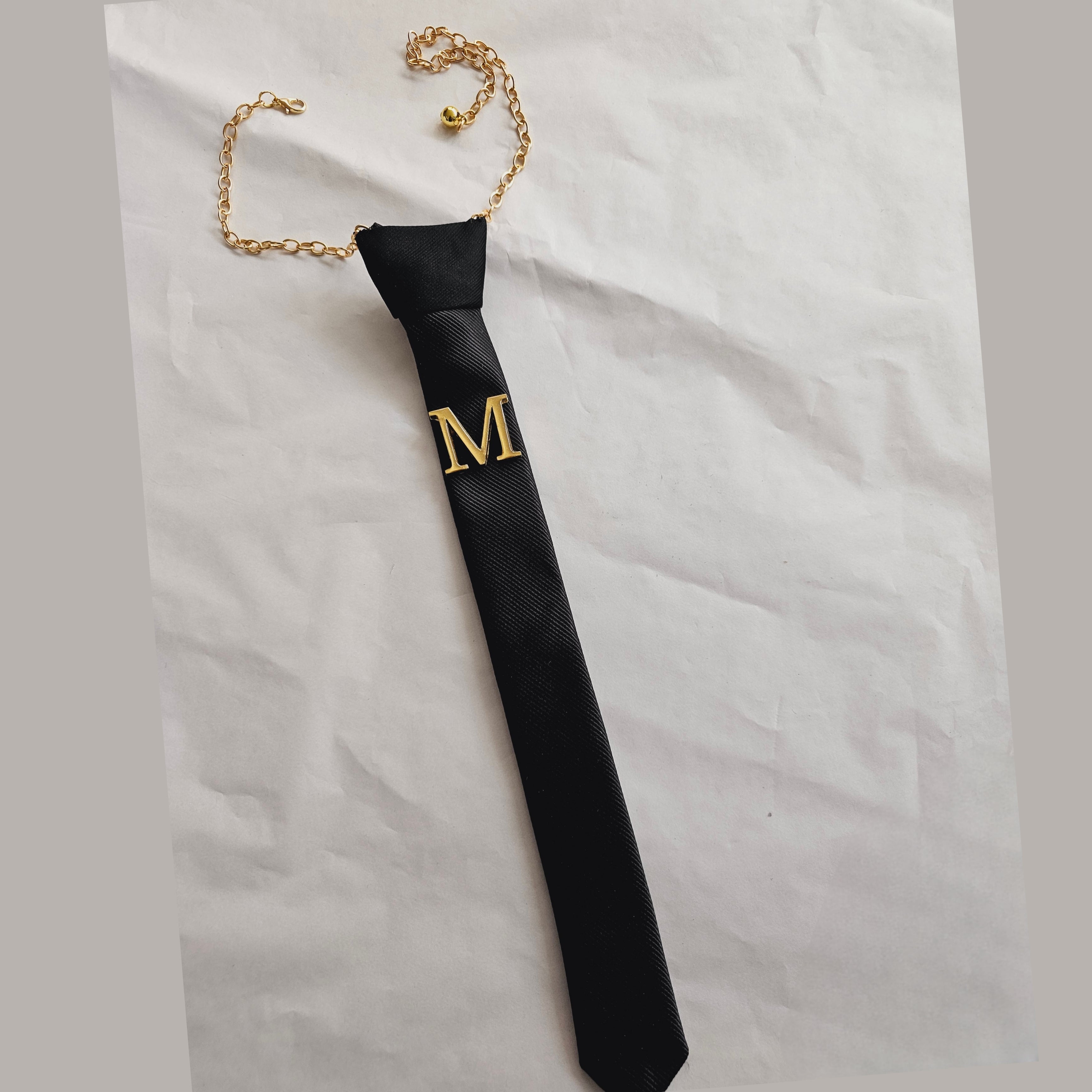 Personalized Monogram Slim Tie