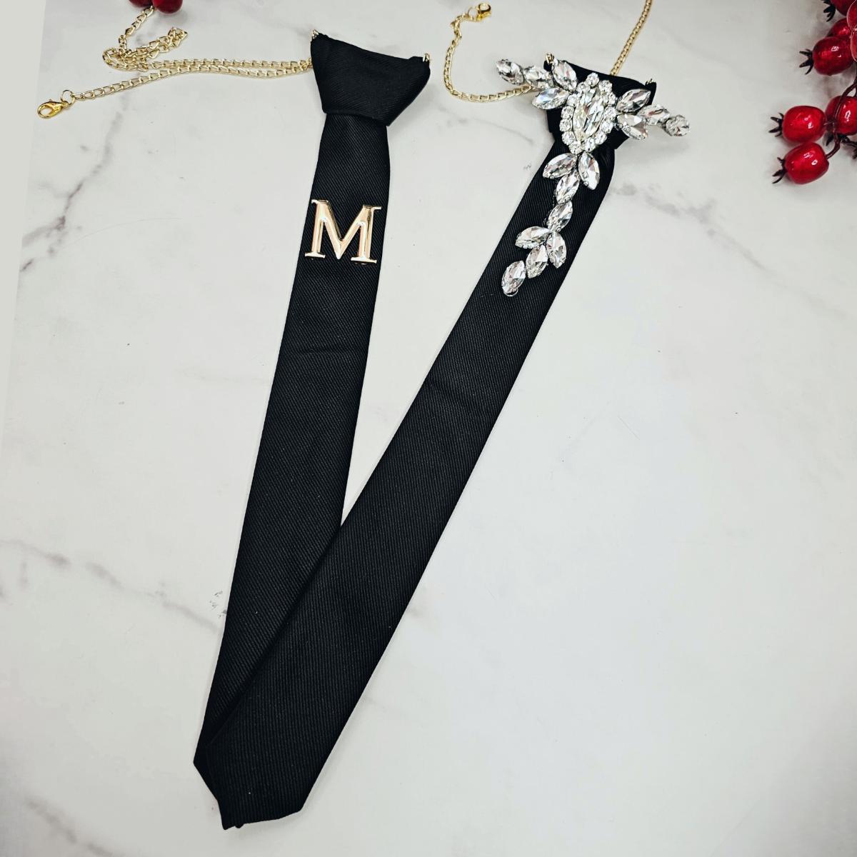 Personalized Monogram Slim Tie