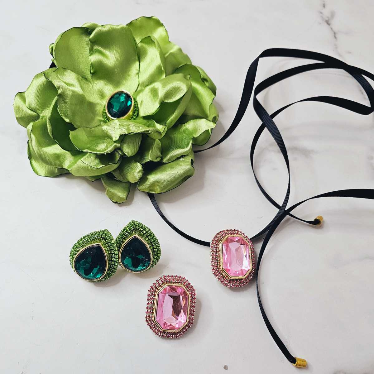 Matisse Flower Cord Choker