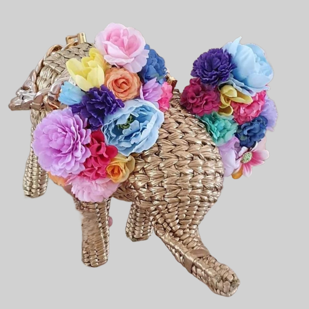 Little Elephant Bag with Flowers