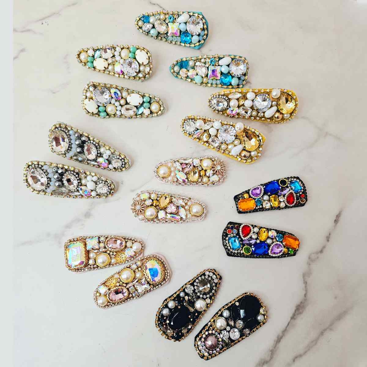 Crystal Brooches for