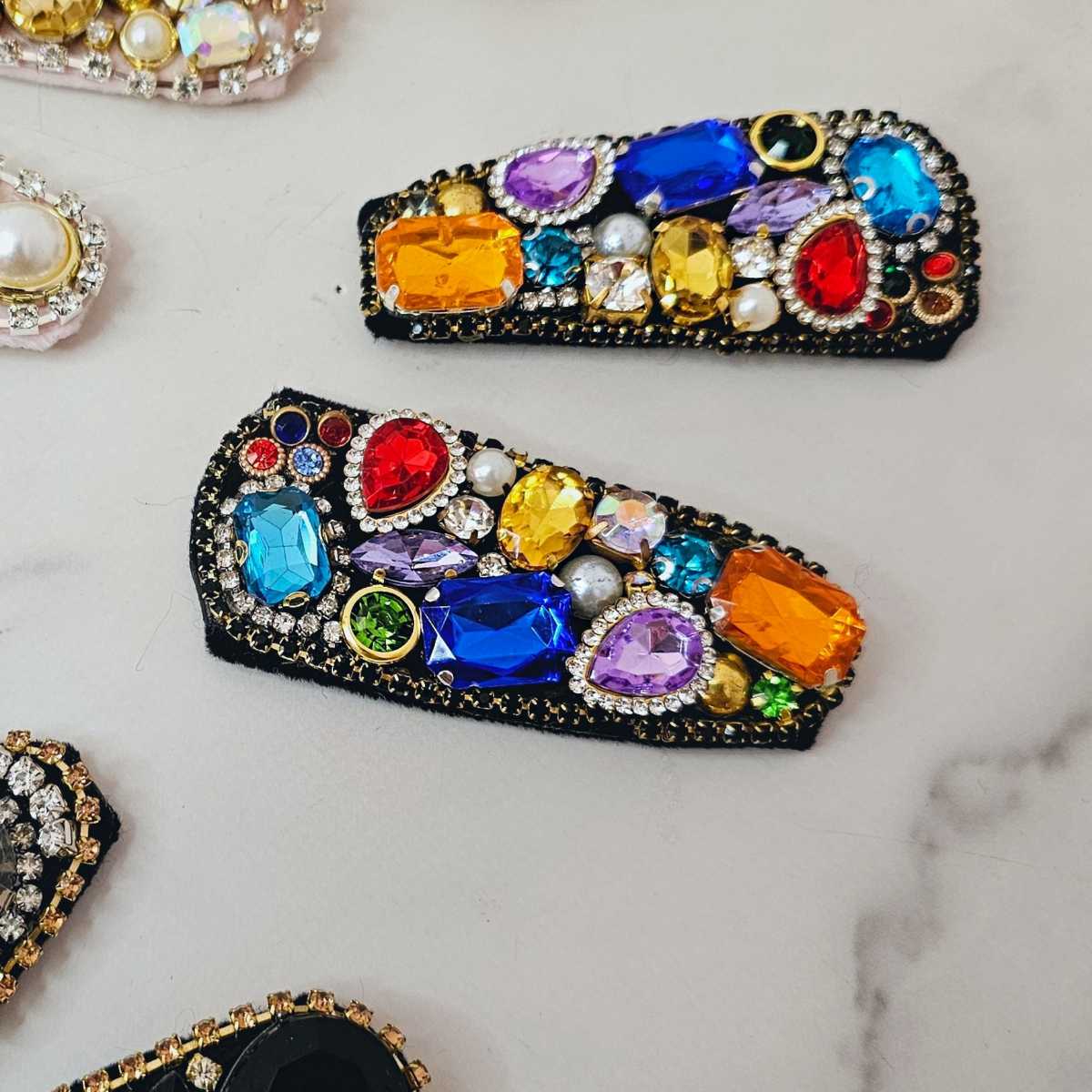 Crystal Brooches for