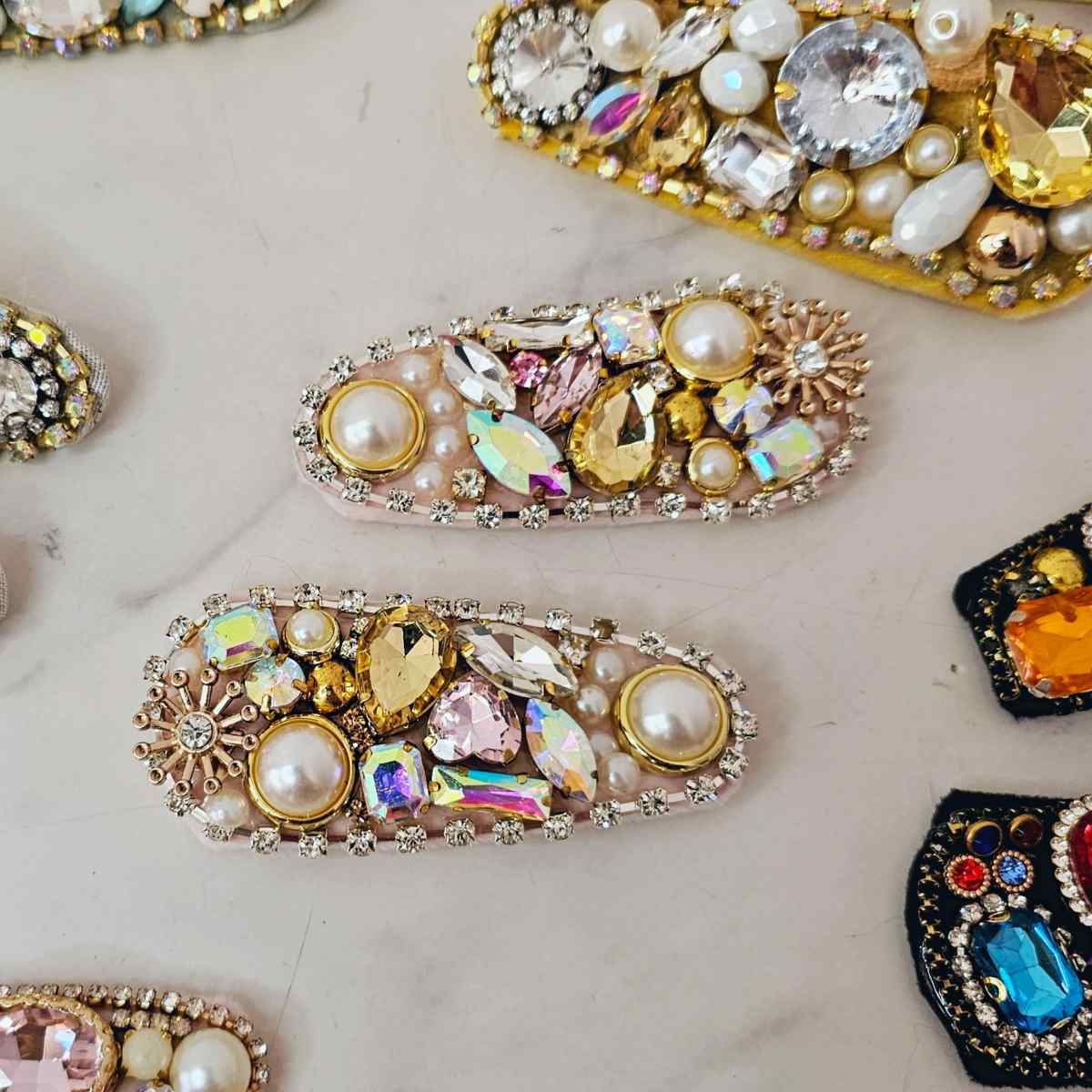 Crystal Brooches for