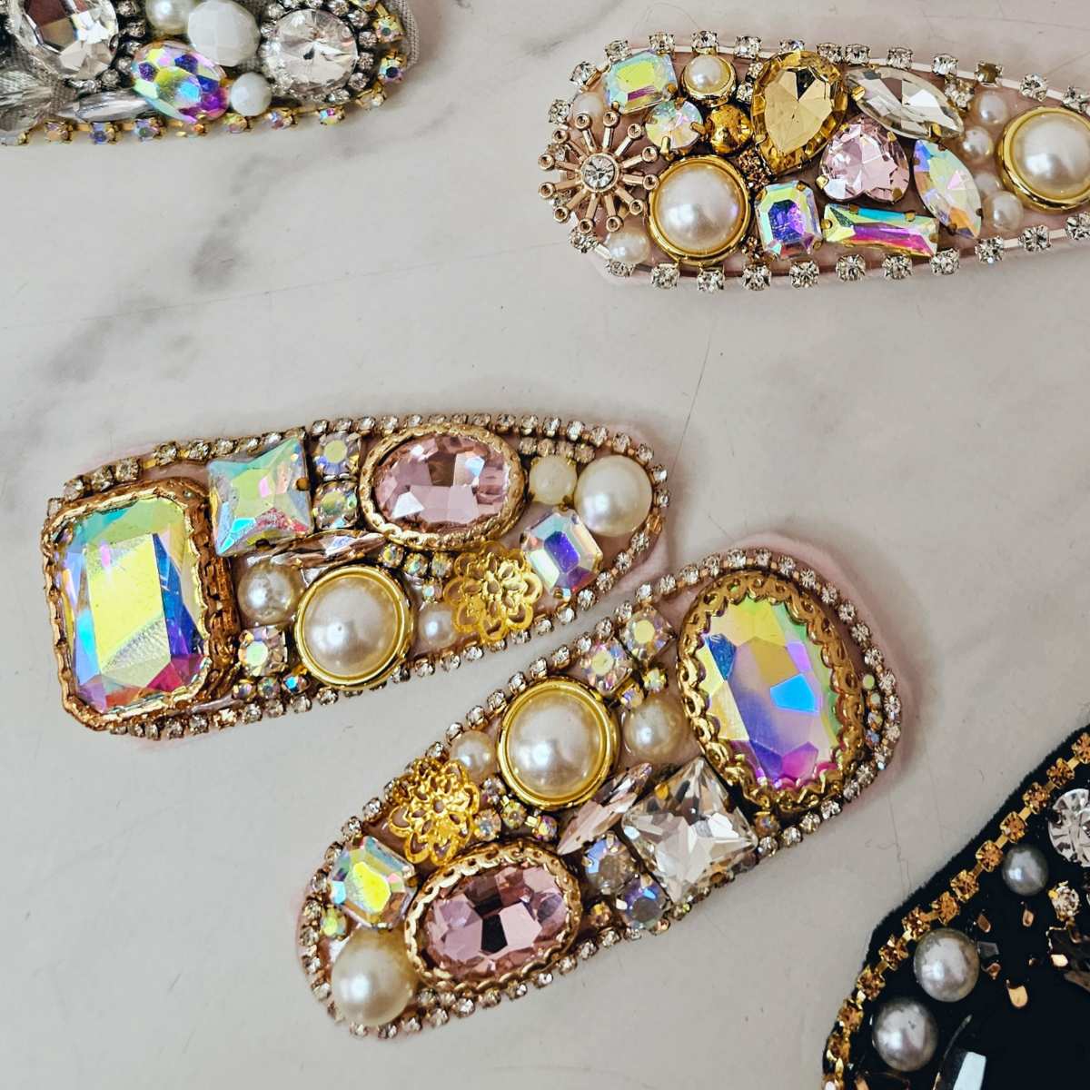 Crystal Brooches for