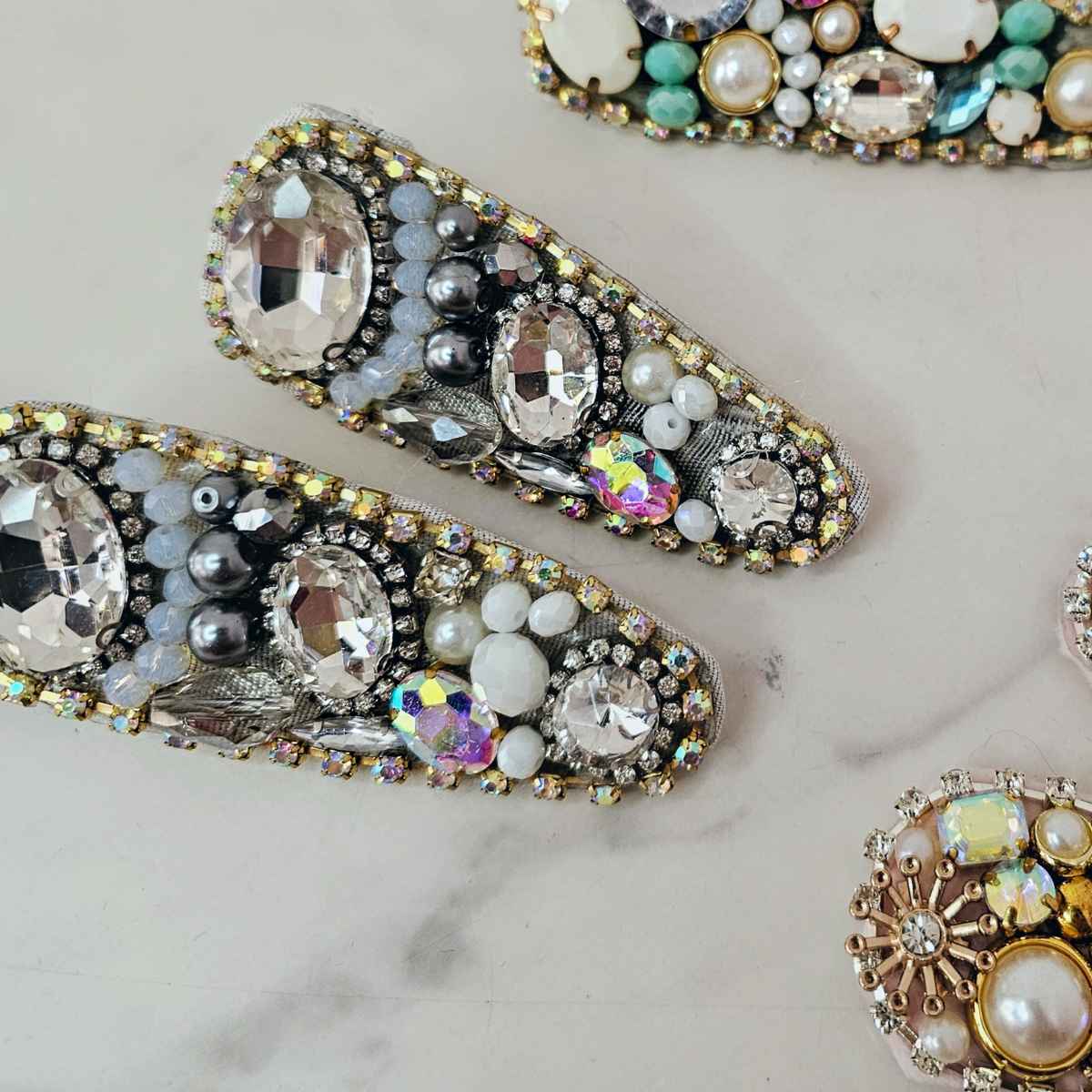 Crystal Brooches for