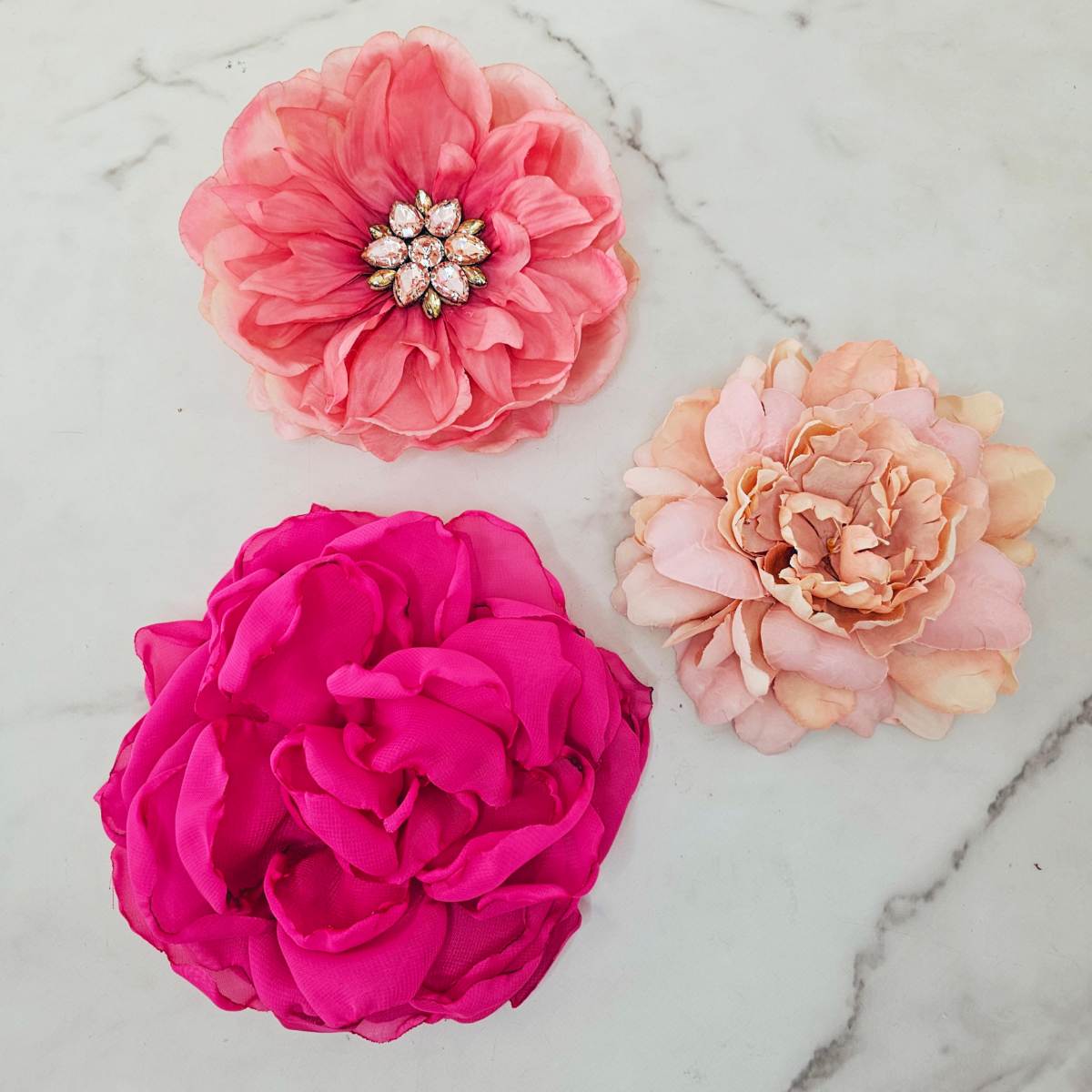 Flower Brooches, various models