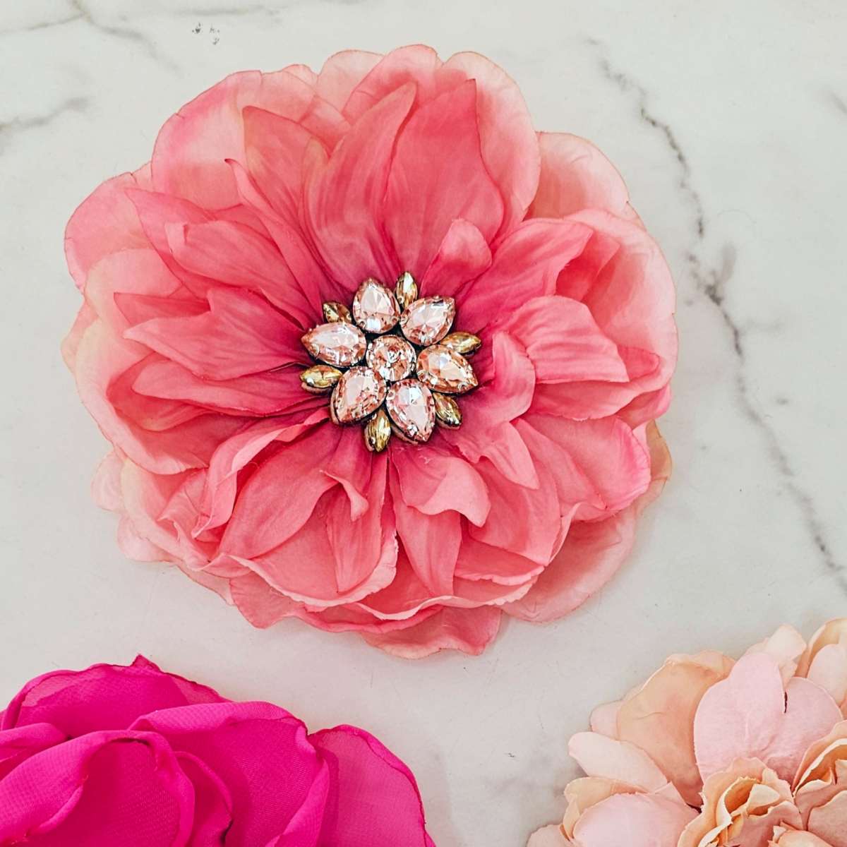 Peoni Flower Brooch