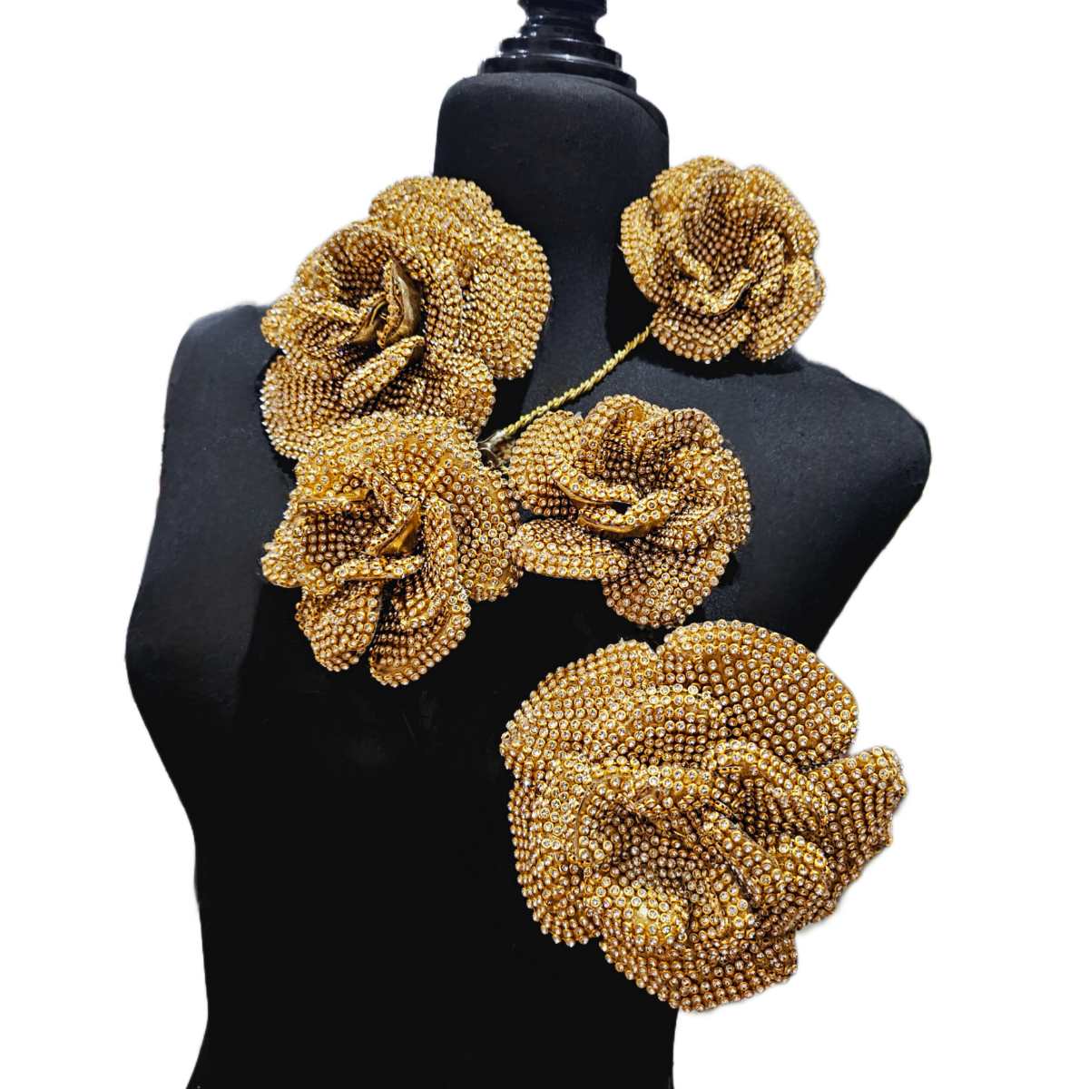 Alicia Gold Rose Necklace
