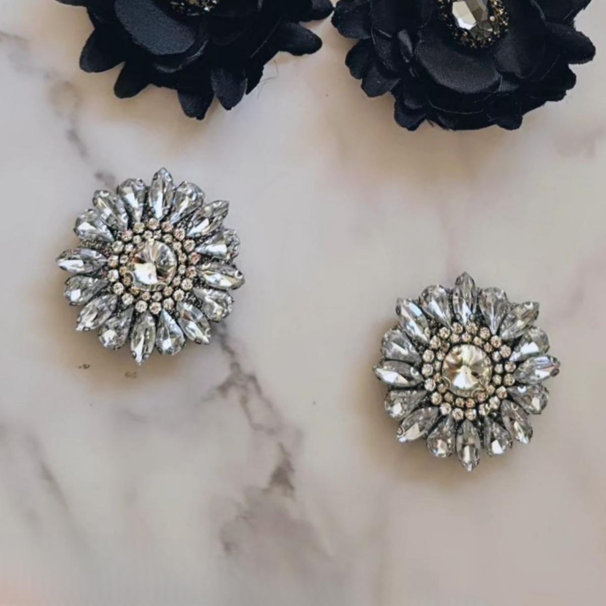 Add-Ons clips for Shoes Medallion Crystals colors
