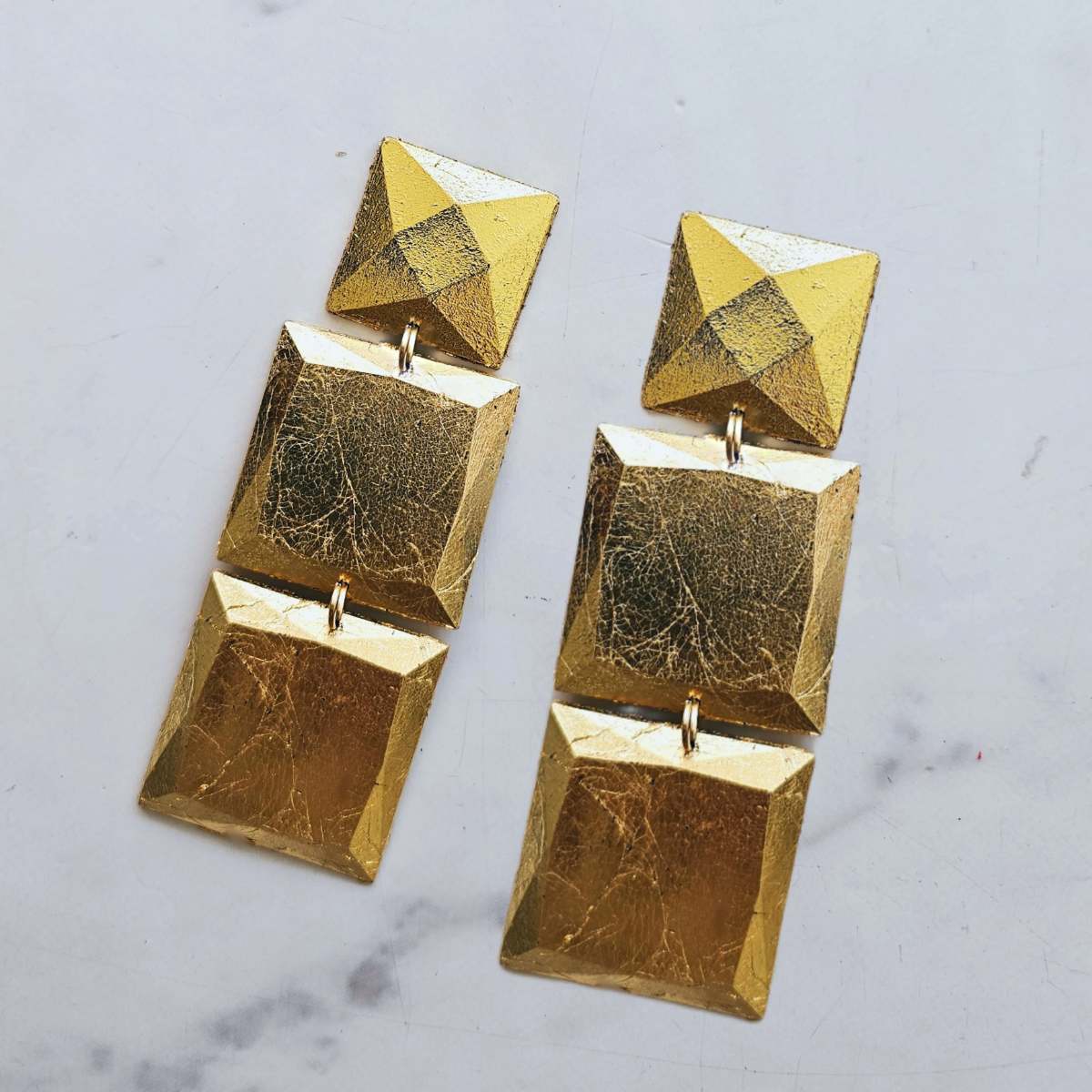 Aura Square Earrings