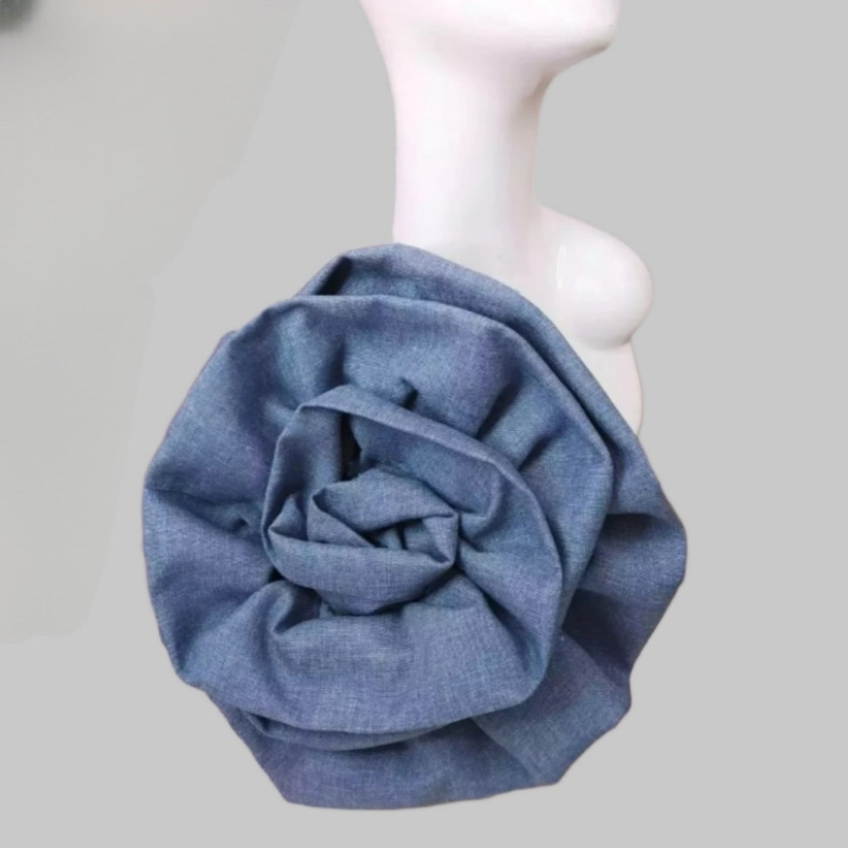 Maxi Flower Brooch Paris Denim