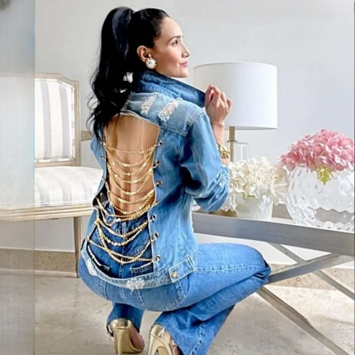 Denim Jacket Chains