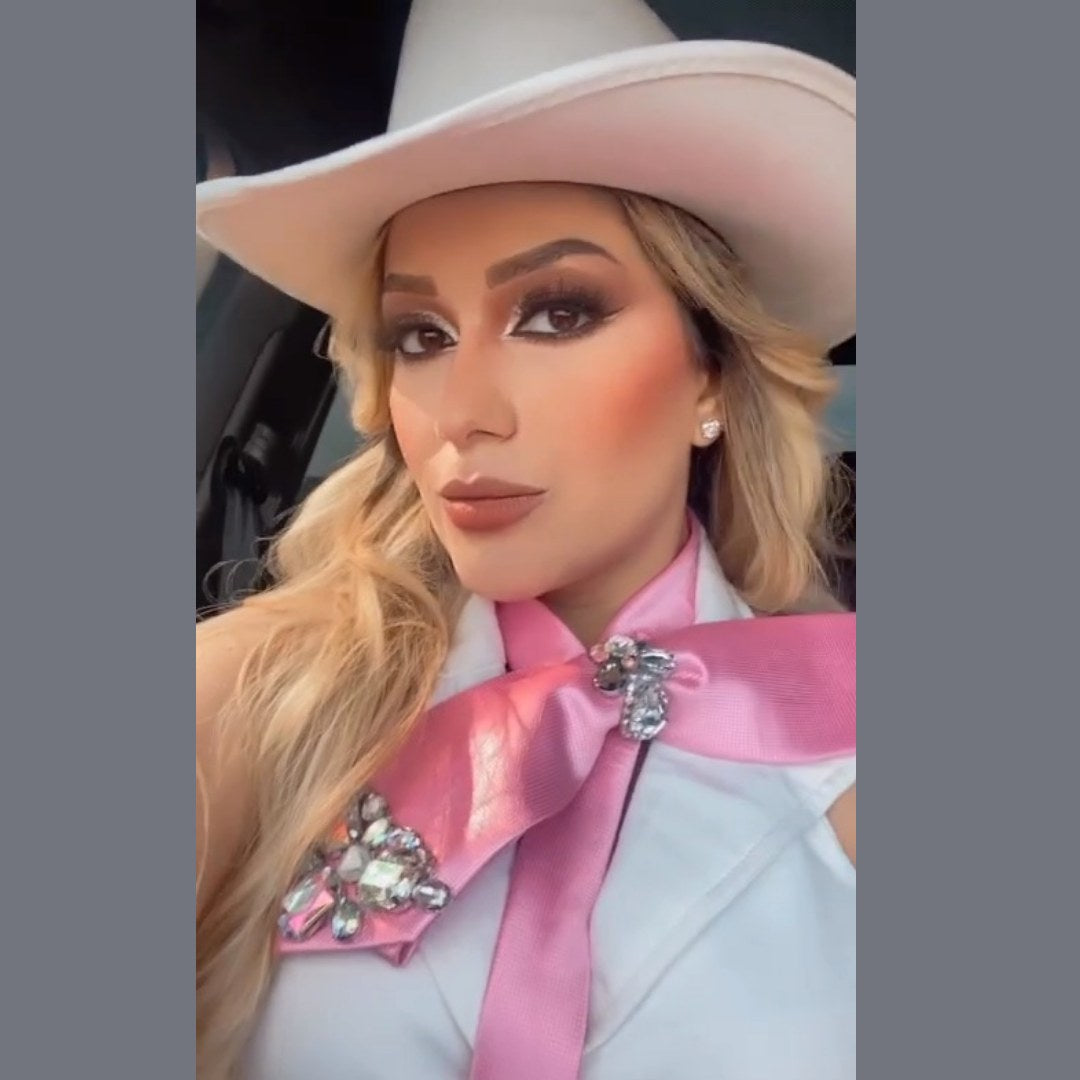 Corbata Moño Verona azul cielo puntitos blancos