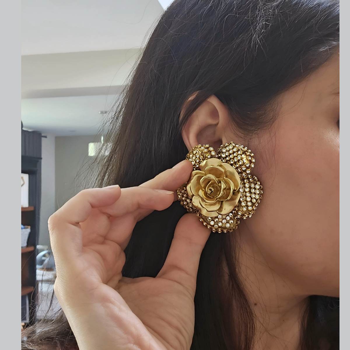 Alicia Flower Earrings for Boys
