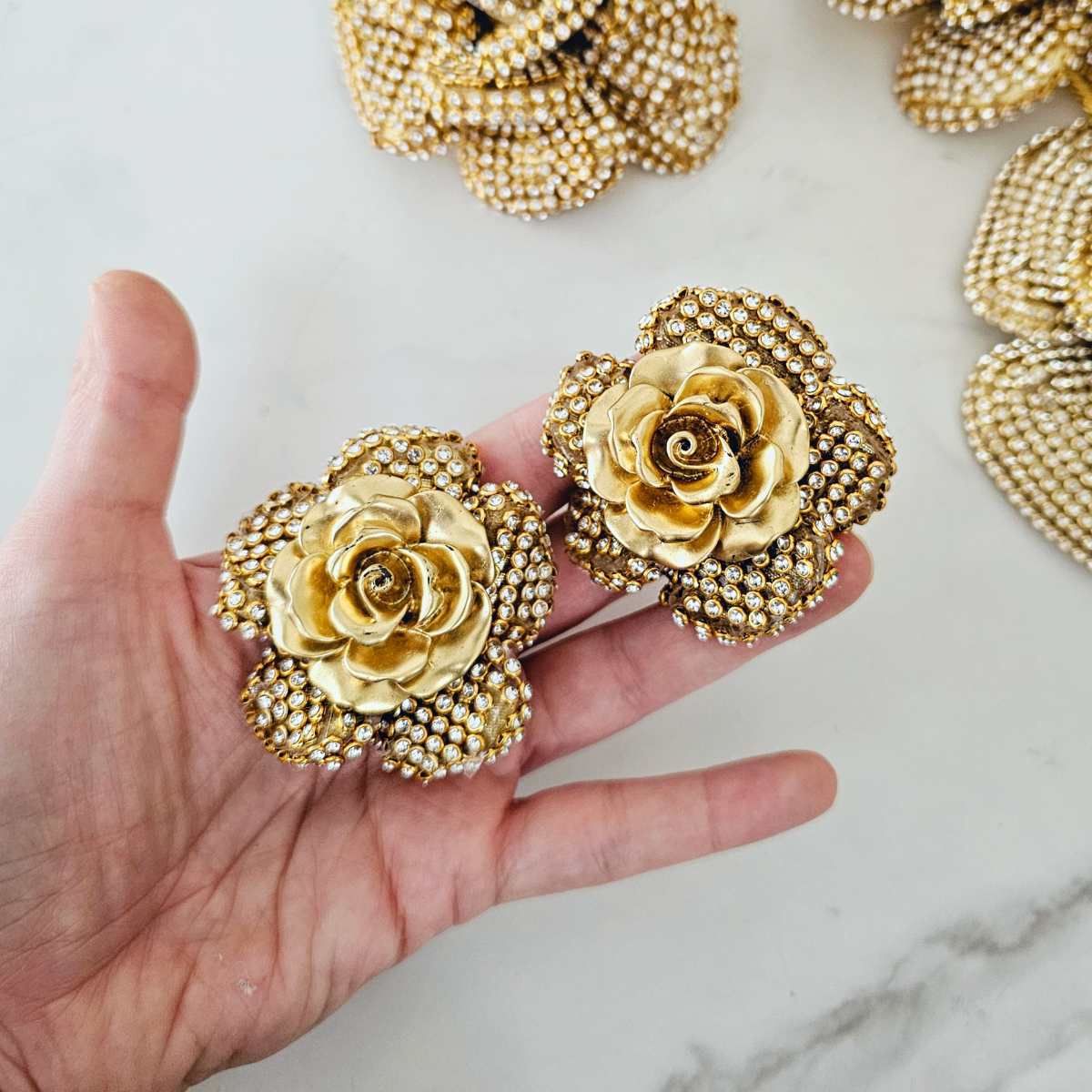 Alicia Flower Earrings for Boys