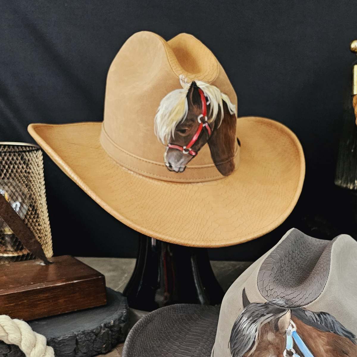 Children's Texan Hat Oil Painted