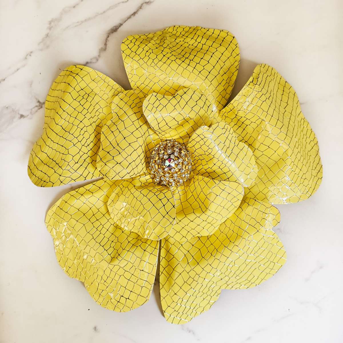 Top Flor Chris Vinyl yellow leather