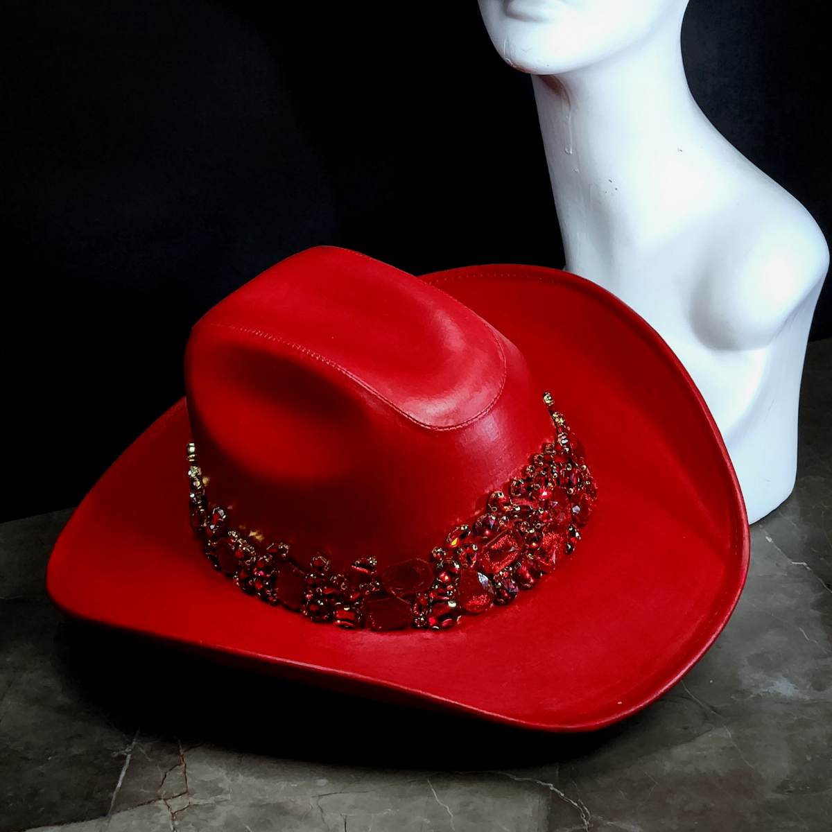 Crimson Texan Hat