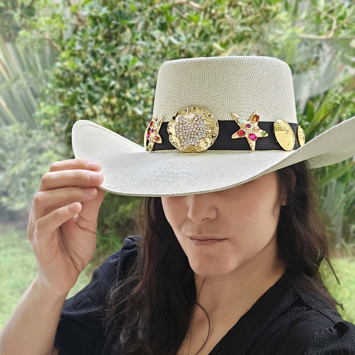 Juliana Gallero Hat in canvas