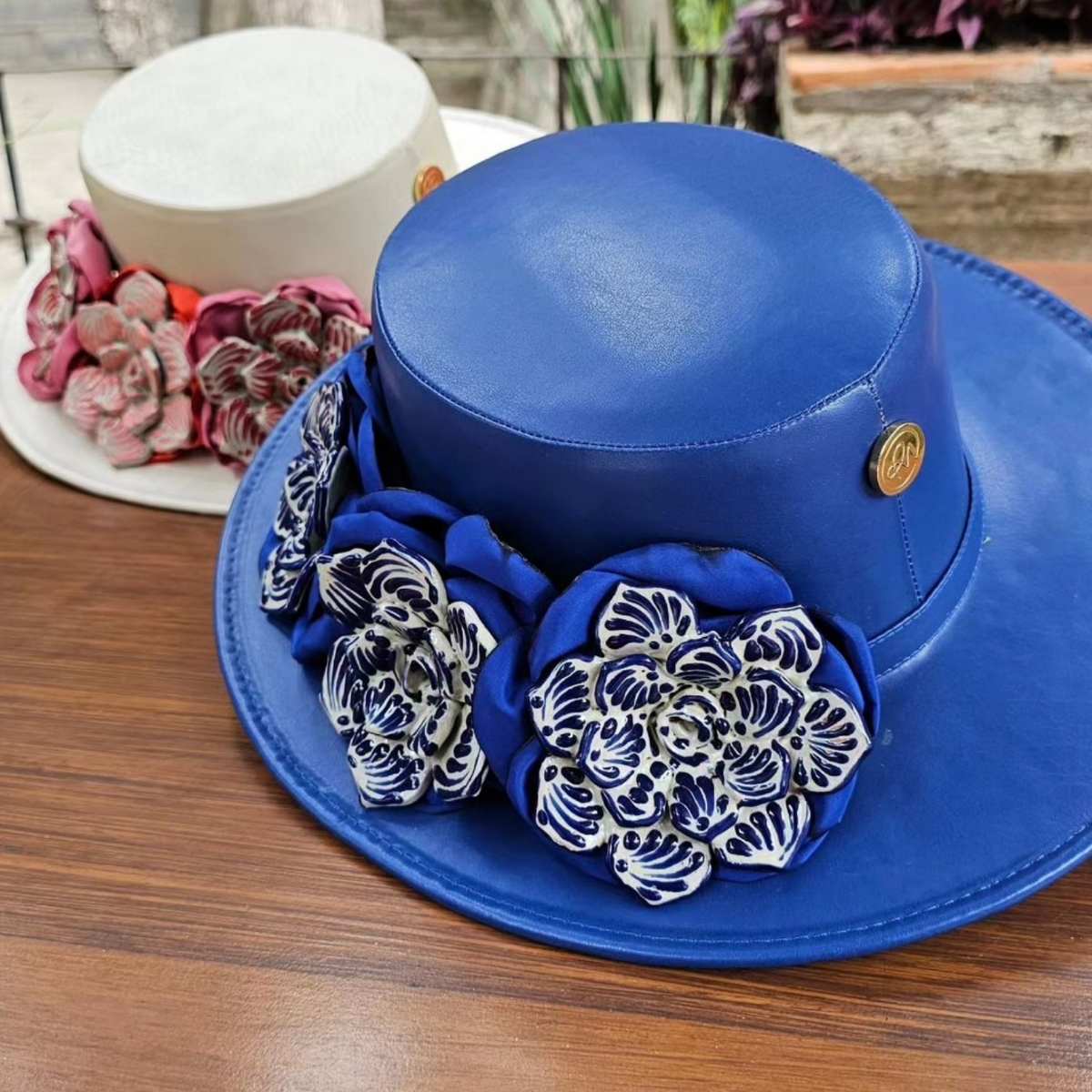 Royal Blue Talavera Hat