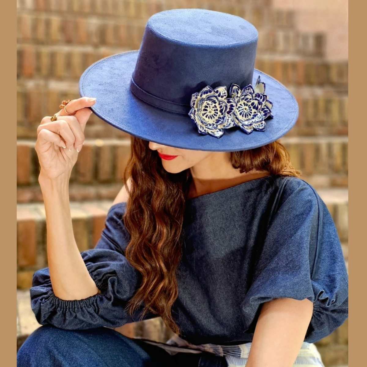 Blue Suede Talavera Hat