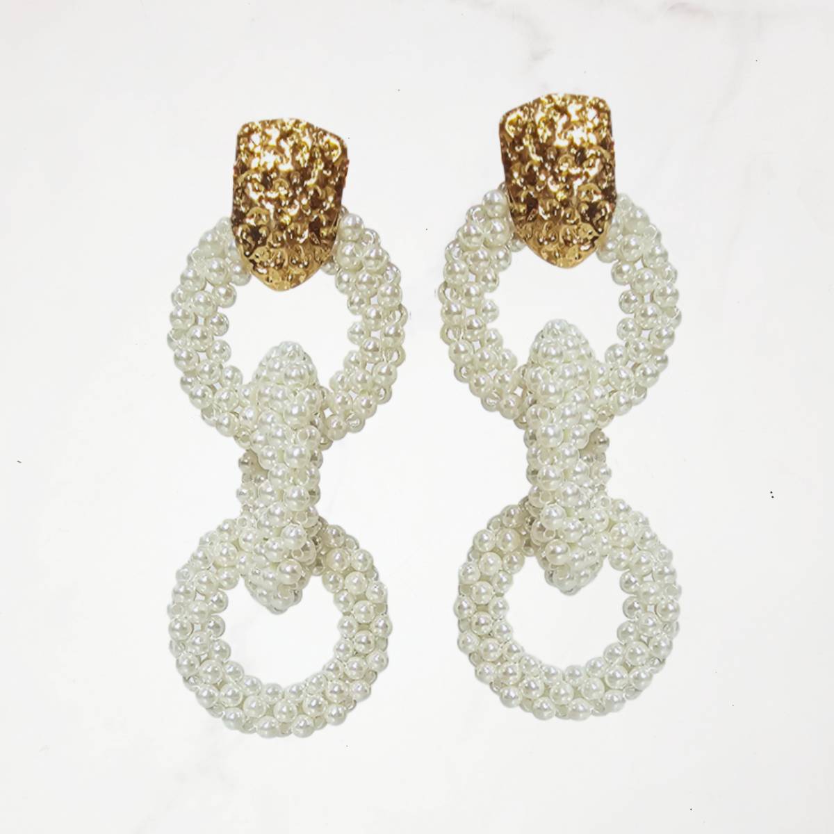 Pearl Link Earrings