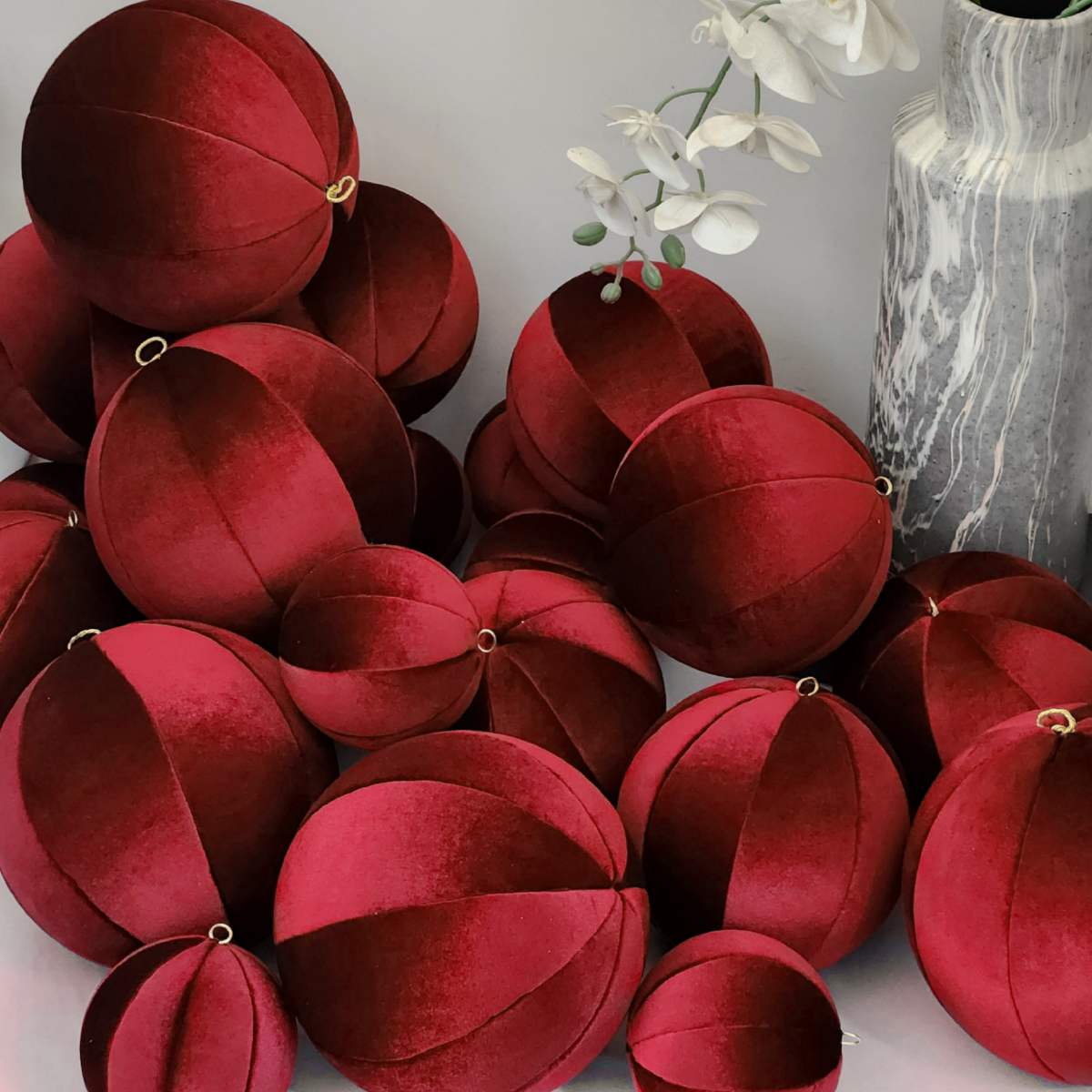 Christmas Balls in Segment
