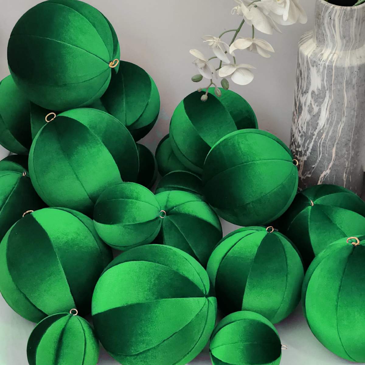Christmas Balls in Segment