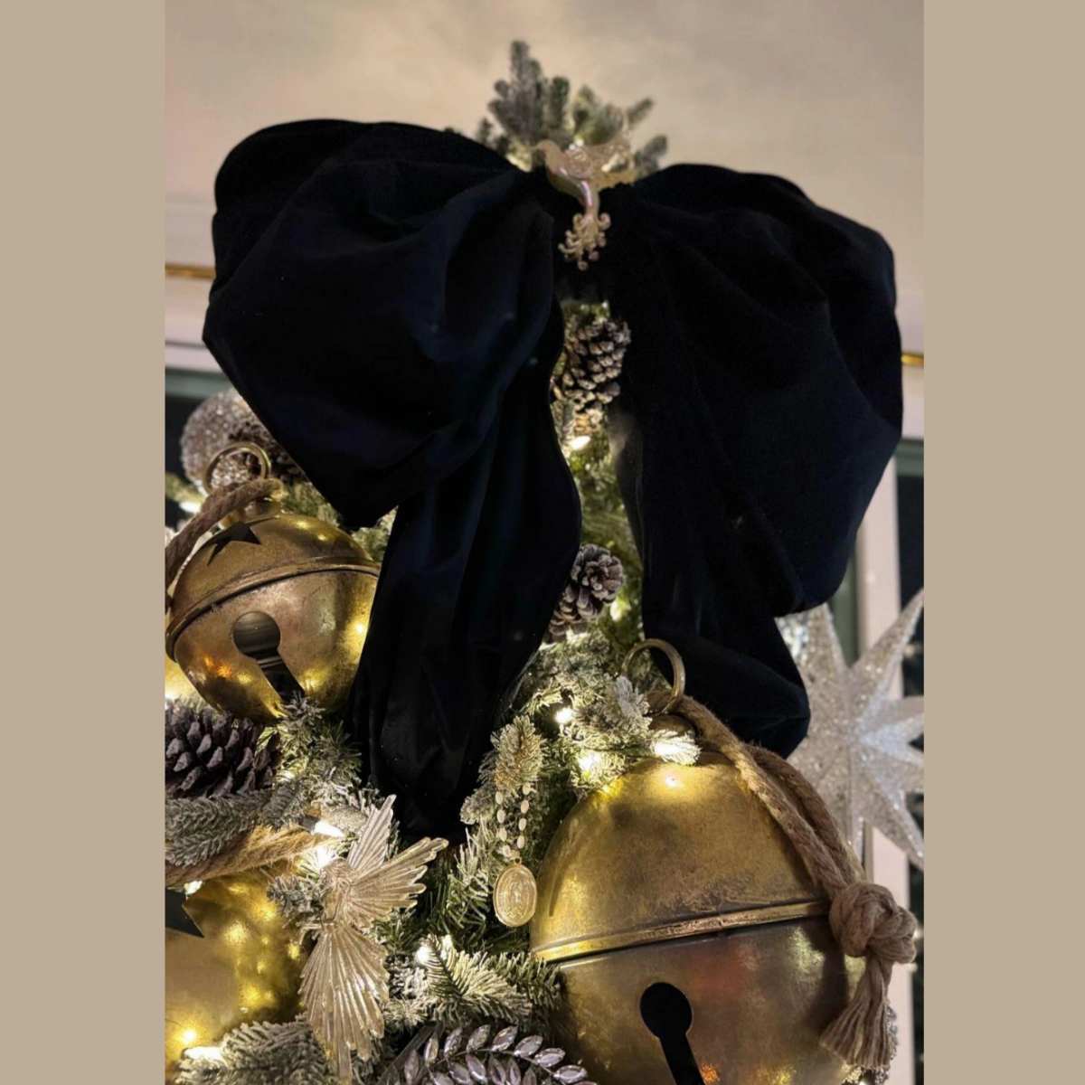 Moño para Árbol de Navidad tamaño Jumbo