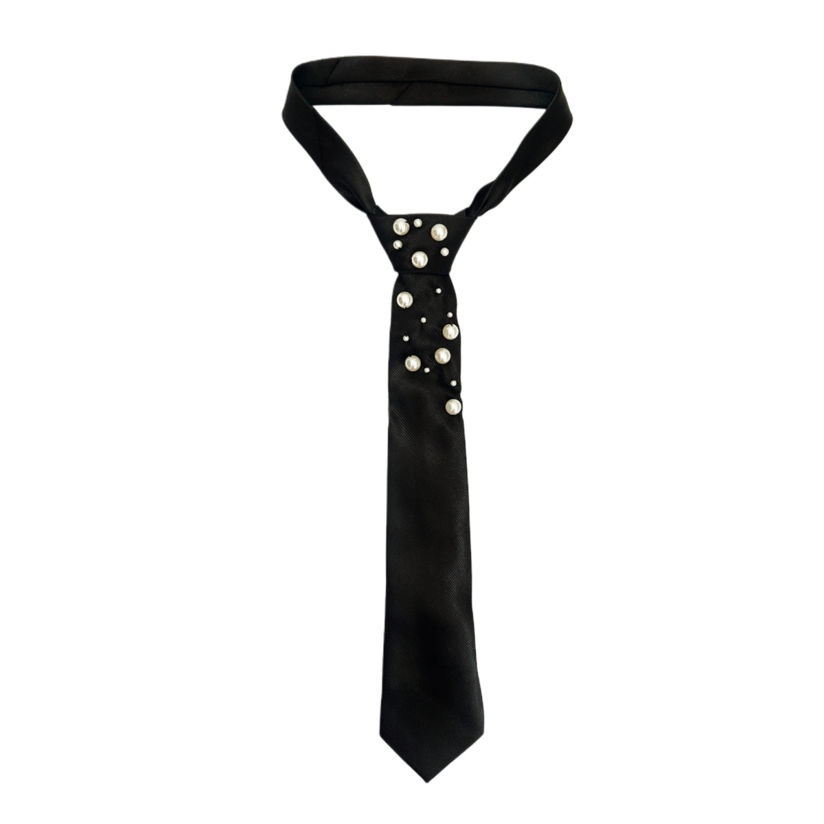 Pearl Dots Tie and Suspenders Set (special price)