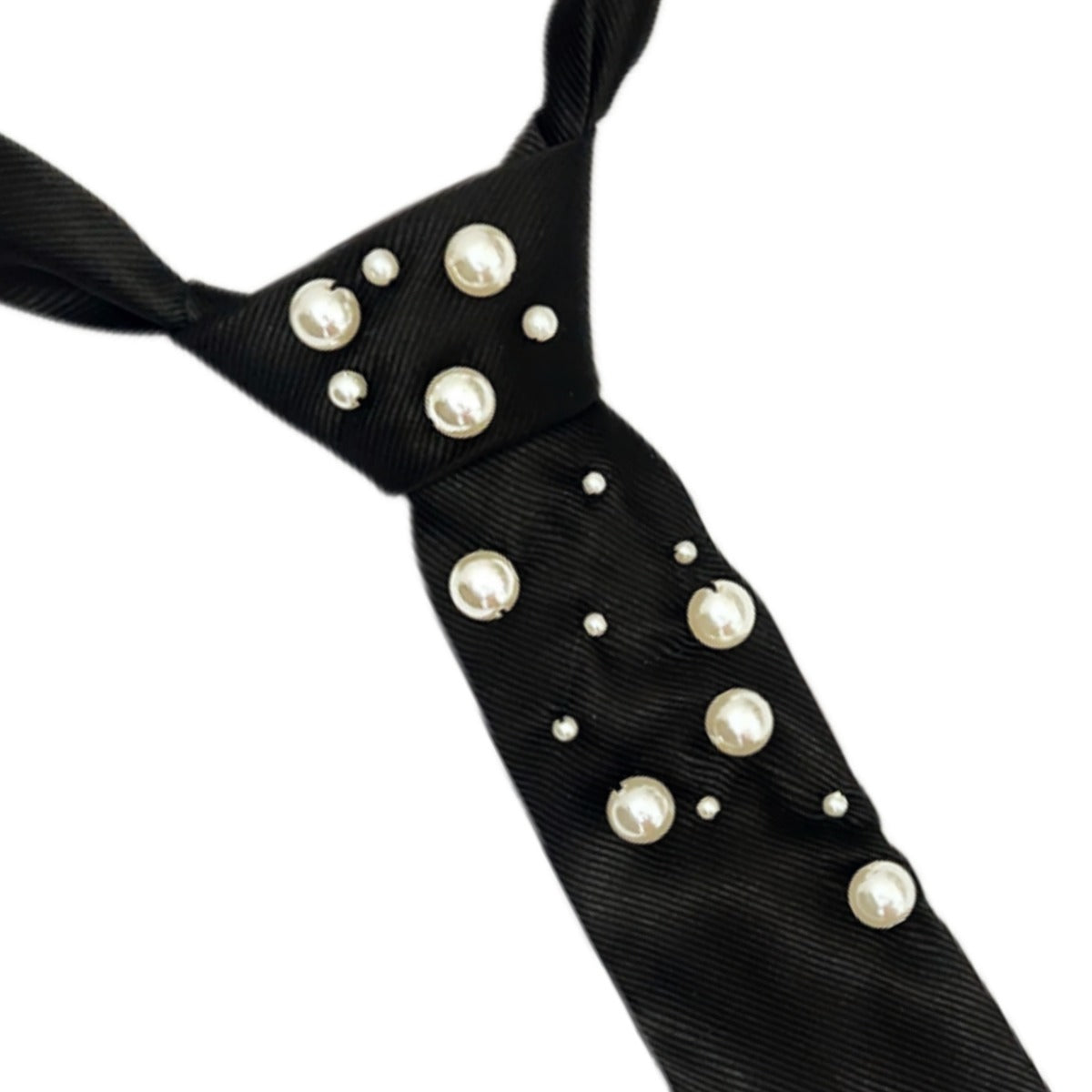 Pearl Dots Tie and Suspenders Set (special price)