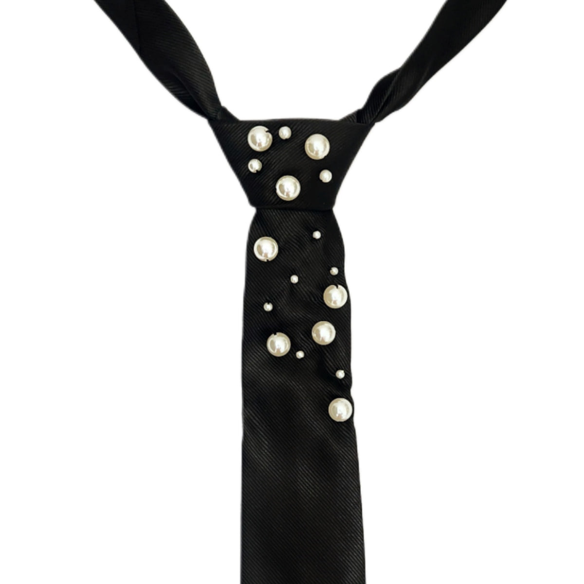Pearl Dots Tie and Suspenders Set (special price)