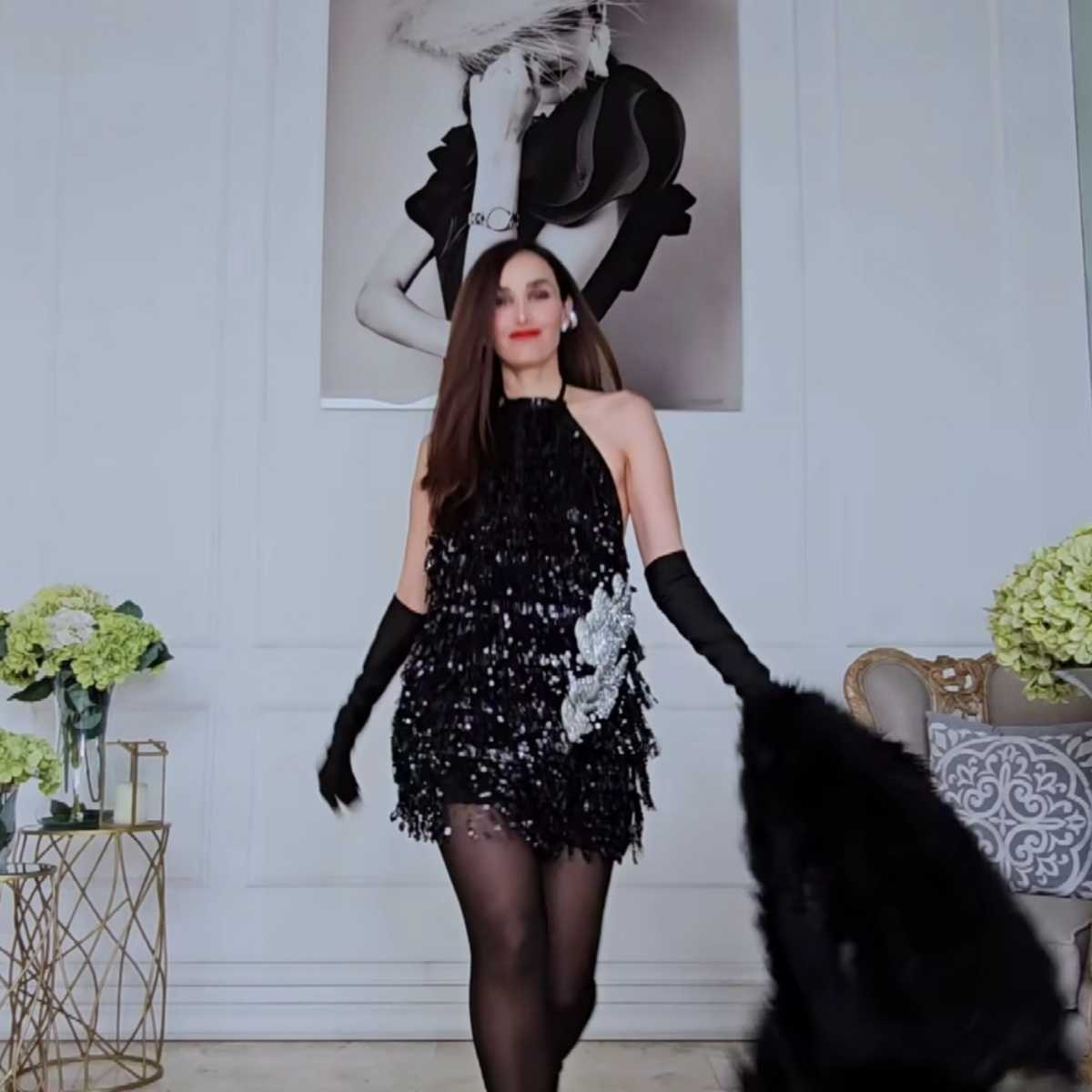 Capella Silver Flower Corsage Brooch