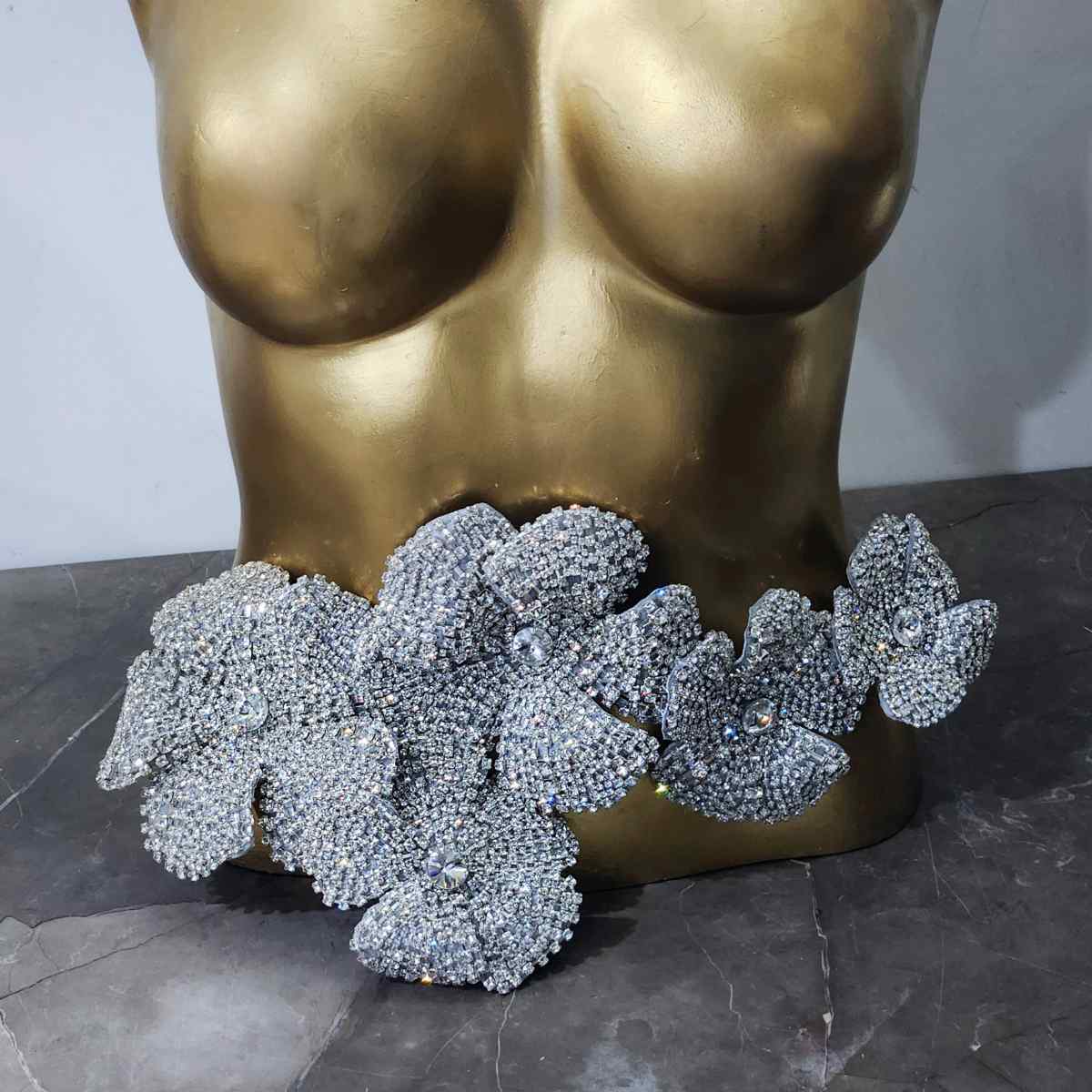 Capella Silver Flower Corsage Brooch