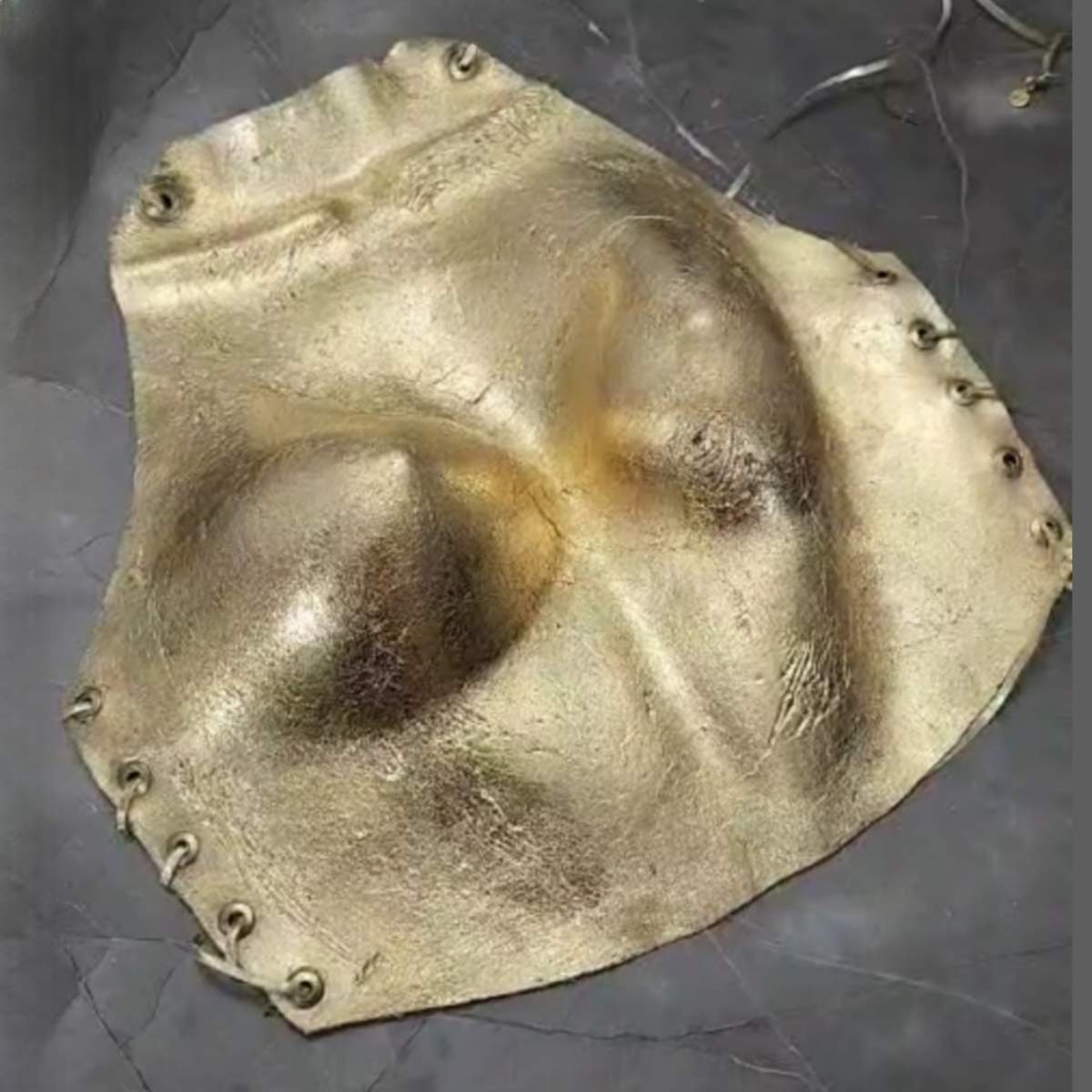 Flexible Athena 24k Gold Breastplate