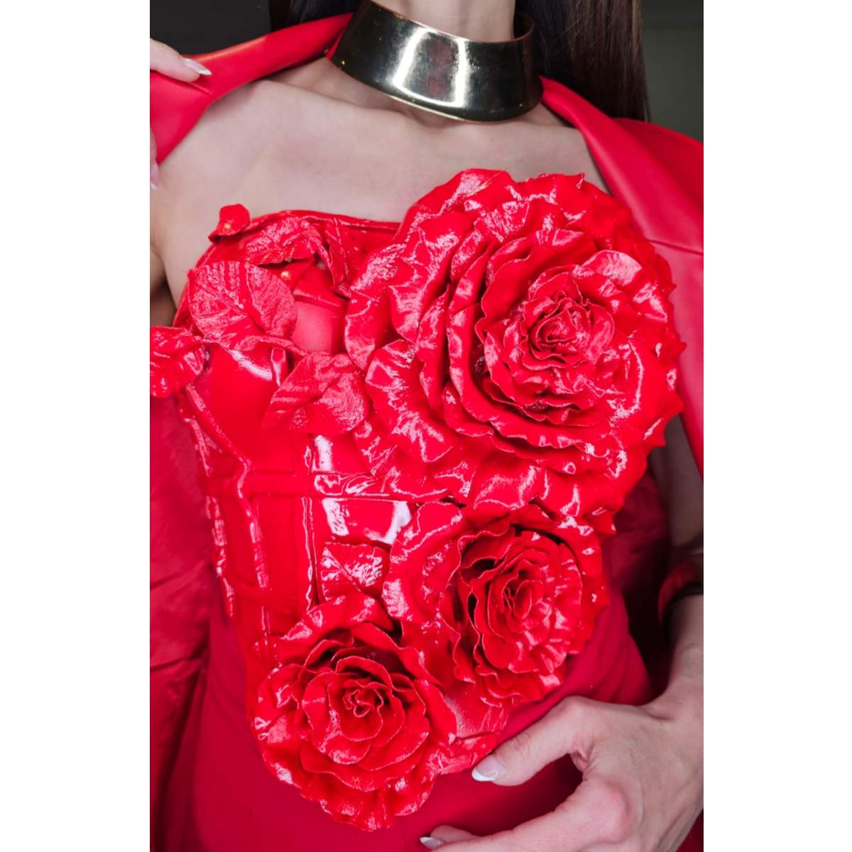 Venus Red Rigid Bustier