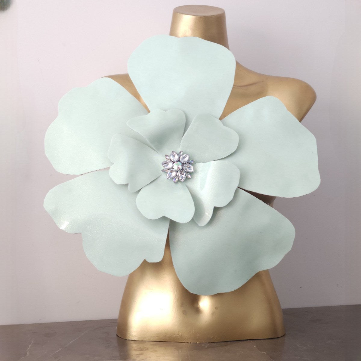 Top Flor Chris Vinipiel Lilac Metallic