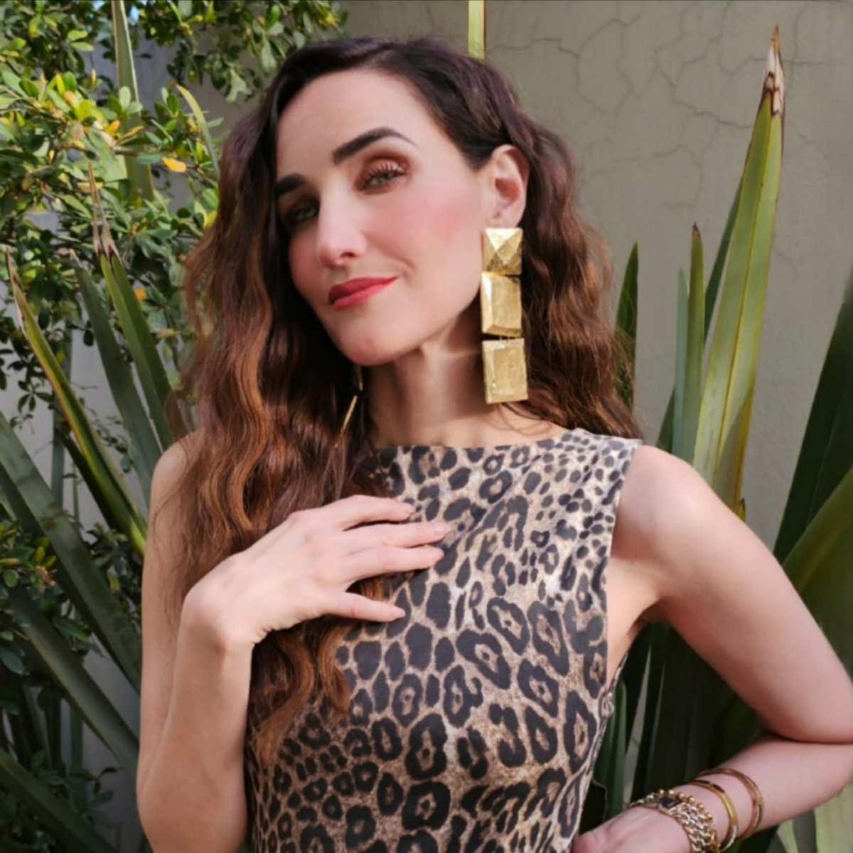 Aura Square Earrings