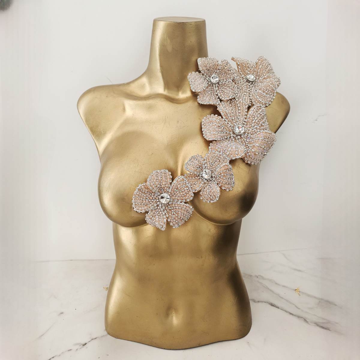 Capella Silver Flower Corsage Brooch