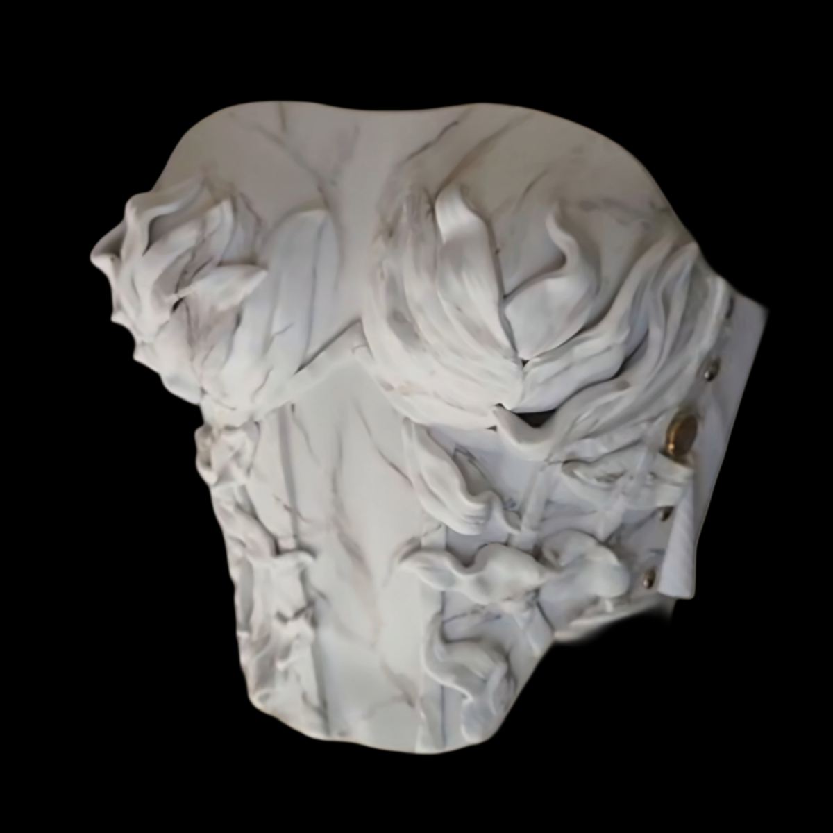 Aphrodite Rigid Bustier with Marble Effect